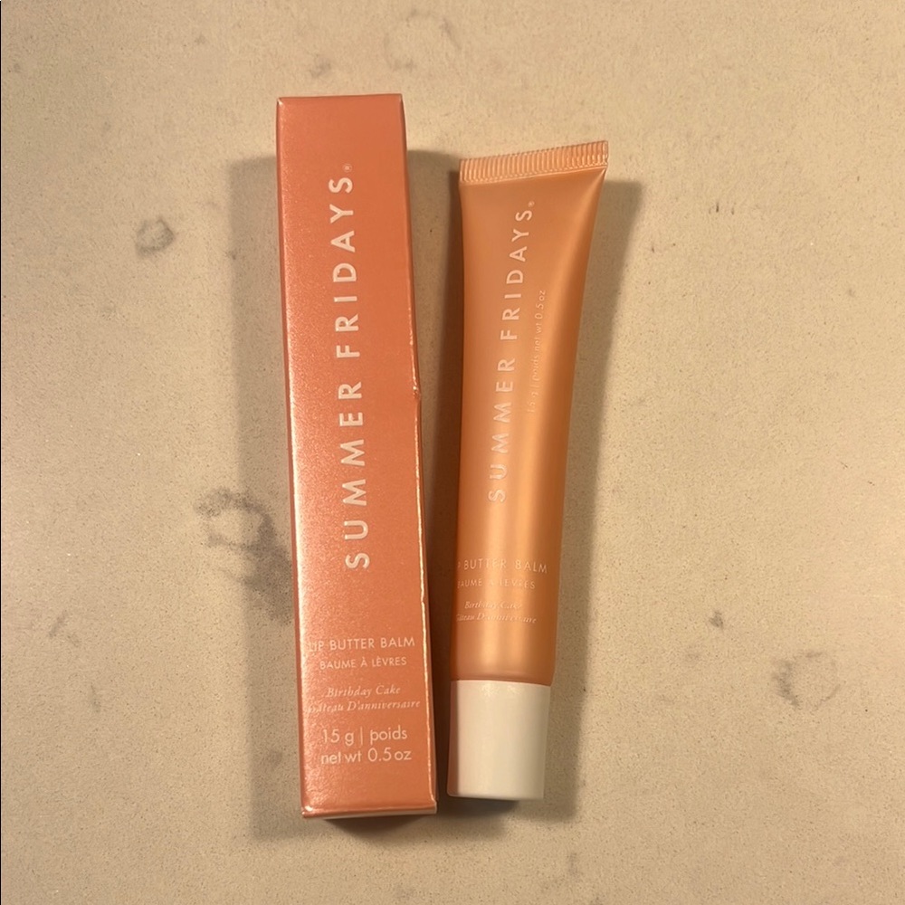 Summer Fridays Lip Balm in Warm Peach